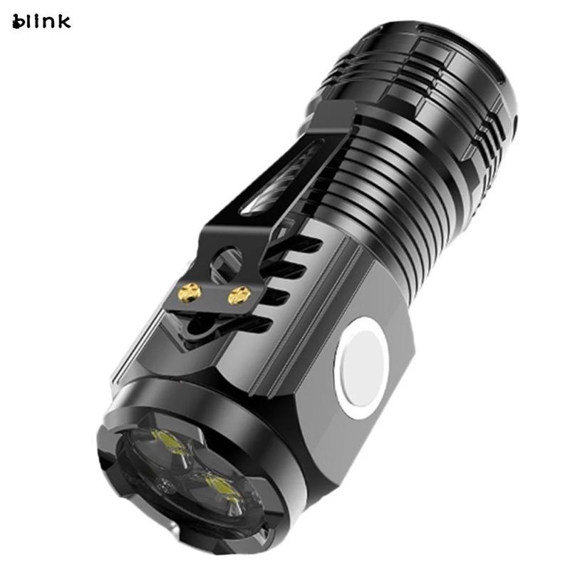 Đèn pin siêu sáng, Đèn pin cầm tay mini siêu sáng 5 chế độ sáng Hỗ trợ sạc…