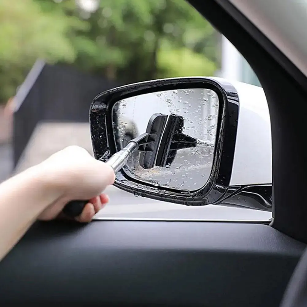 Handle Wiper Tablet Glass Window Cleaning Tool Windshield Squeegee 1 Mirror Pcs Clean Car S5W4