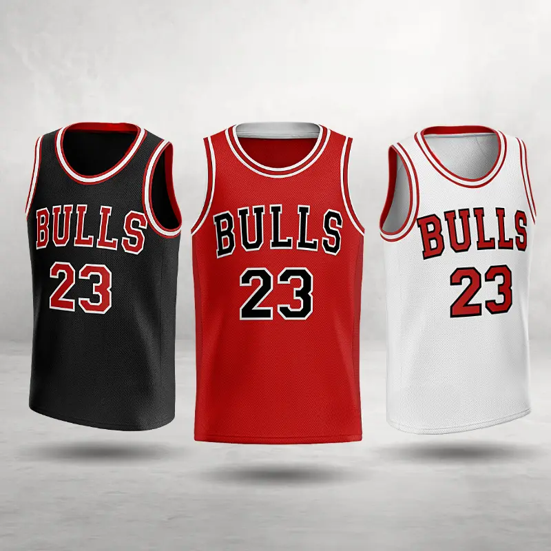 Free custom Chicago Men's legendary basketball vest, stylish loose trend for basketball games and practices