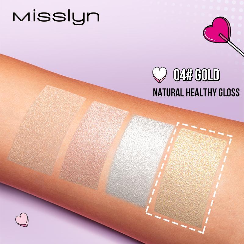 Product Introduction of Shimmer Highlighter Palette, 1 Count Smoothing Highlighter Powder, Long Lasting Pearly Makeup Powder, Facial Brightening Cosmetics 19