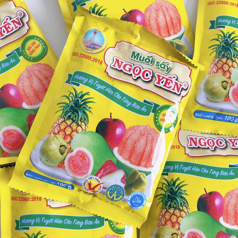 Muối Sấy Ngọc Yến 100g đặc sản Đồng Tháp - Muối chấm trái cây ngon