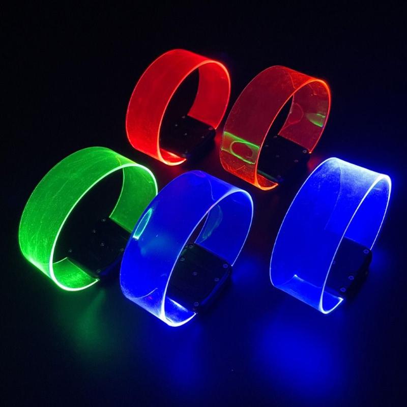 FA TRINKETS Star Backing Multiple Modes Luminous Bracelet Chroma Magnet Flashing Wristband Endurance Luminous LightSaber Bracelet Concert 5