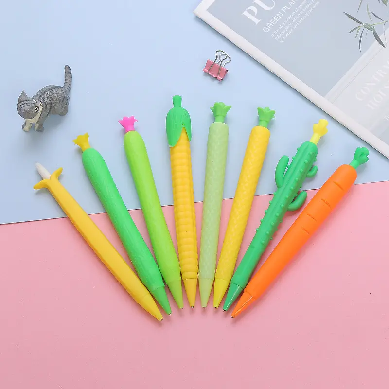YBL-COD Pensil Mekanik Bentuk Sayuran Mechanical Pencil Vegetables Aesthetic Alat Tulis Anak Sekolah Plastik (BELI LOKAL) Stationery 4