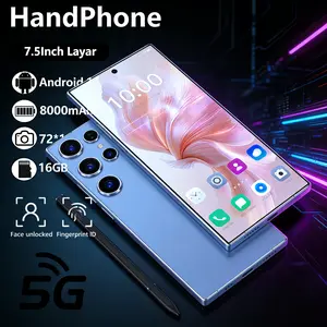 [COD Saja] HP Asli  S 25 Ultra Android 14.0 Layar 7.3 Inci 8000mAh Baterai Fast Charging Kamera 72MP+108MP 16GB+1TB 5G Wifi Dual SIM Handphone Cuci Gudang 2026