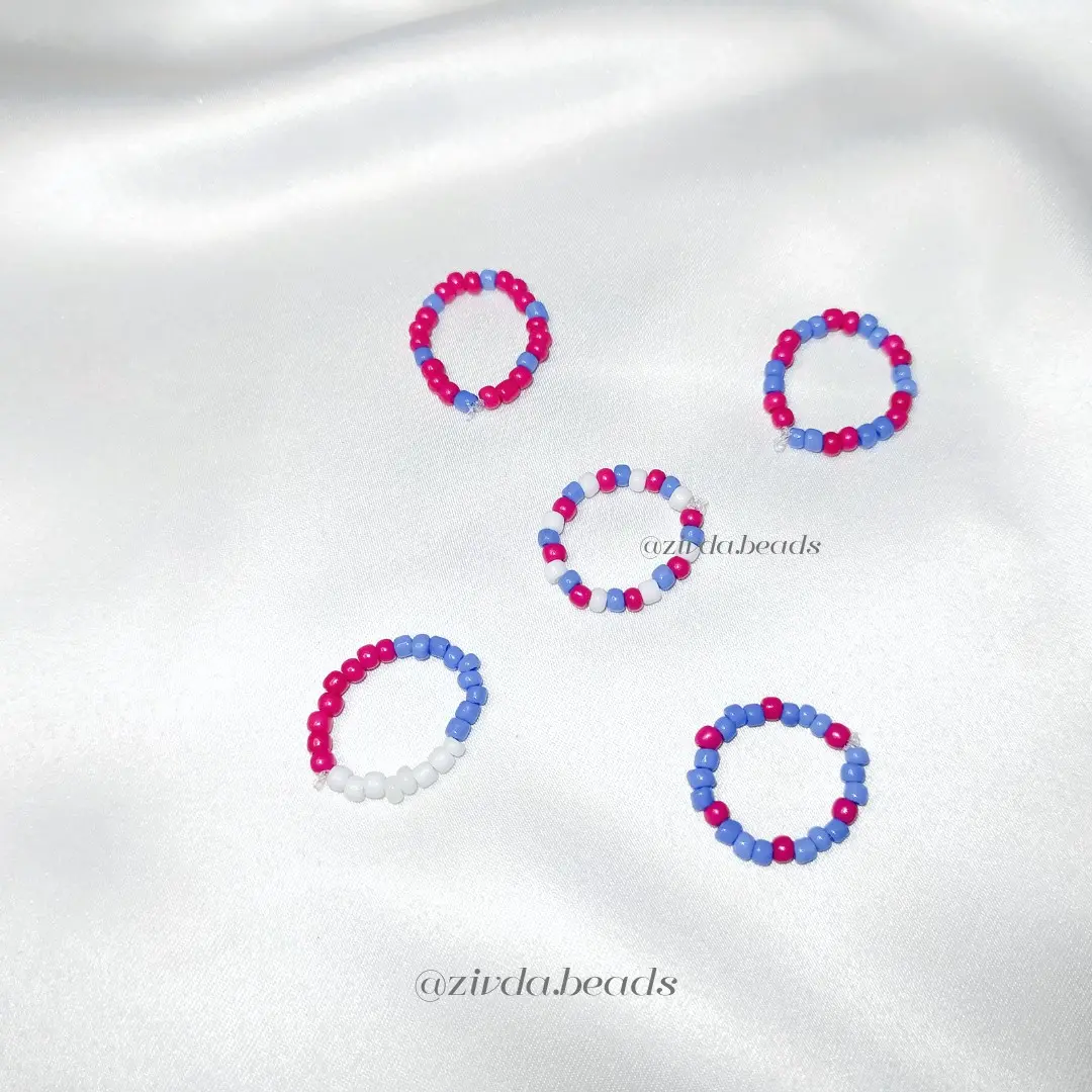 (Min. Order 10Ribu) Lixie | Paesyn | Malakai | Andora | Finn Cincin Manik/Cincin/Beads Ring/Ring FREE STICKER