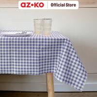 Gambar AZKO Forhom 145X240 cm Taplak Meja Pvc Gingham Tablecloth Aesthetic Alas Meja Serbaguna Dekorasi Ruang Makan Ruang Tamu Home Decoration - Biru, 145x240cm dari AZKO ID Kota Administrasi Jakarta Barat 1 Tokopedia