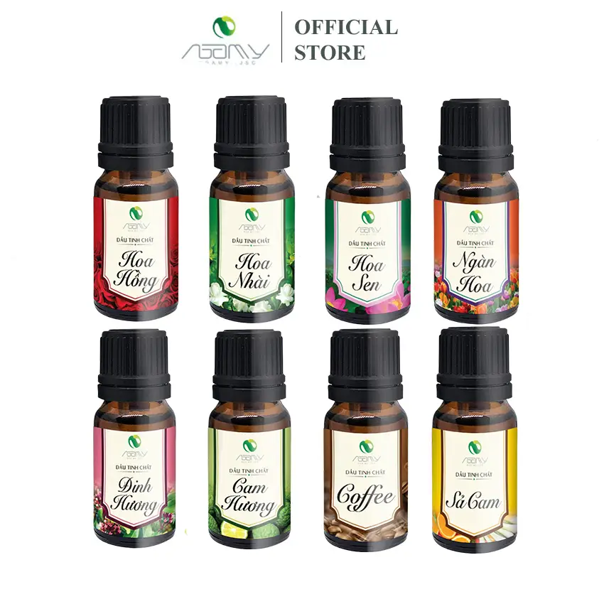 Tinh Dầu Xông Phòng Nga My Dung Tích 10ml Nhiều Mùi Hương Thơm Phòng Giảm Căng Thẳng Khử Mùi Hôi Dầu Thơm Phòng Dầu Thơm