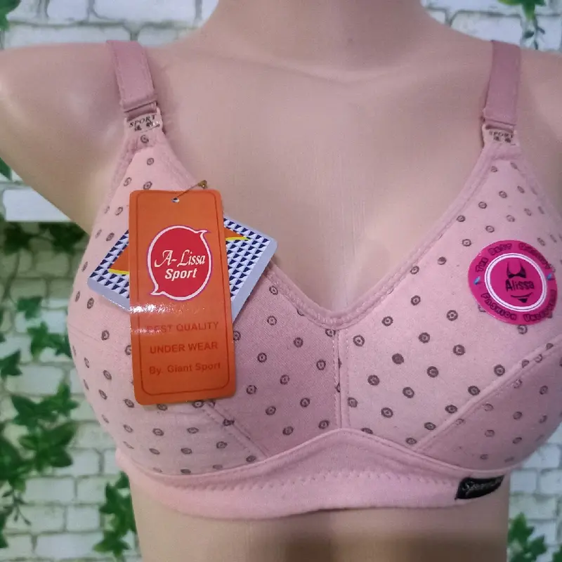 sportbra polkadot DEWASA (per 3 PCS ) size (34 s/d 42) produksi sendiri/tangan pertama 1