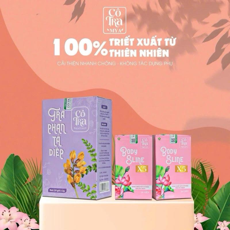 1 Hộp Trà Phan Tả Diệp 30gói + 2 Hộp Tinh Chất Sen x5 mỗi hộp 30 viên . Tặng kèm thực đơn ( Trà để uống , nhuận tràng )