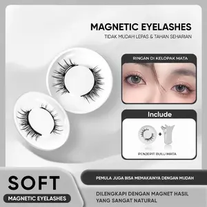 [SK] Magnetic Eyelash Lashes Bulu Mata Palsu Magnet Tanpa Lem Eyelash Extention Korea Natural