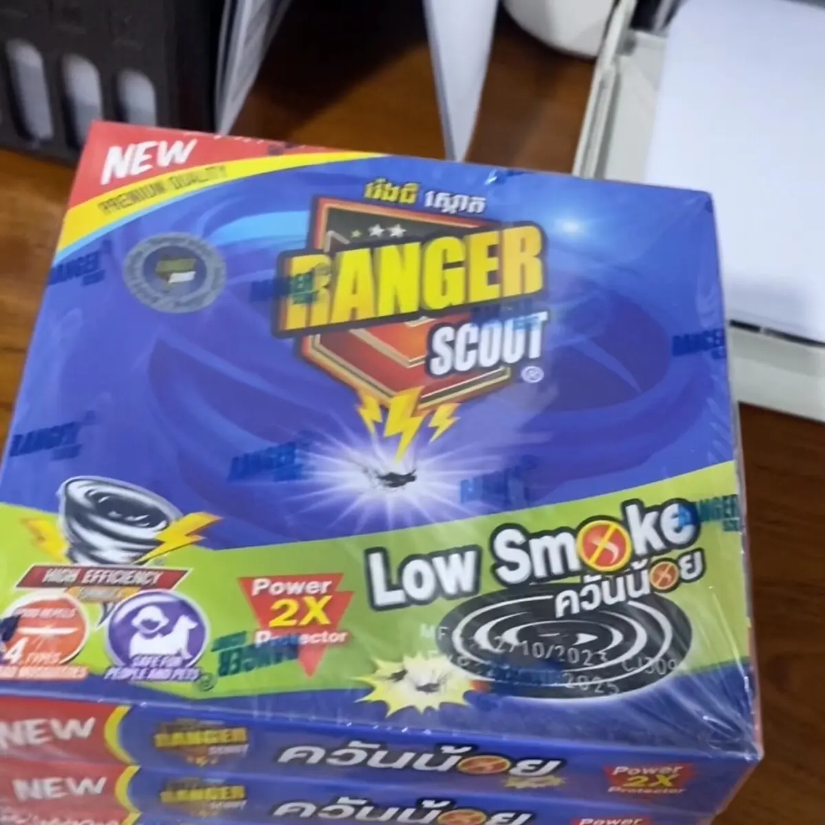 Lốc Nhang Đuổi Muỗi Ít Khói Ranger Dạng Khoanh Thái Lan (1 lốc x 5 hộp)