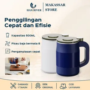 Grinder Kopi Elektrik Multifungsi Coffee Grinder Blender Bumbu HAN RIVER