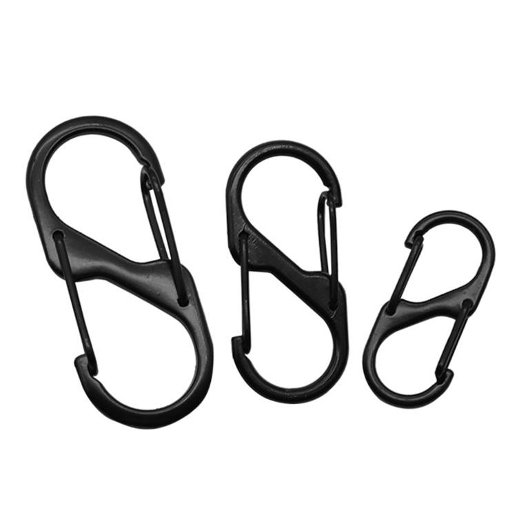 Product Introduction of Carabiner Jenis S, Dengan Kunci, Cangkuk Rantai Kunci Mini, Anti-Kecurian, Sesuai untuk Perkhemahan Luar, Gancu Beg galas, Alat Kunci Kunci, Diperbuat daripada Aloi Zink 4