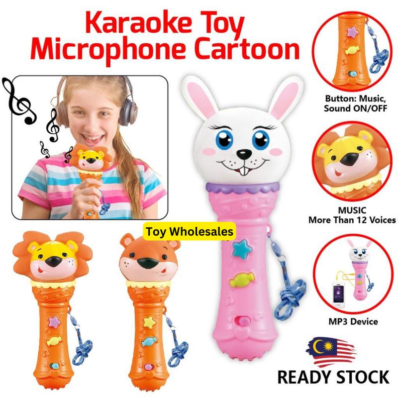 Baby/Kids Animal Microphone Singing Toy MP3 Mic Budak Karaok - TikTok ...