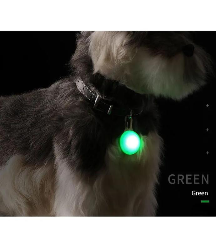 Product Introduction of LED Luminous Dog Cat Collar Glowing Pendant Flash Lights Pet Leads Accessories Night Walking Pet Collar Supplies Dog Accessories 9