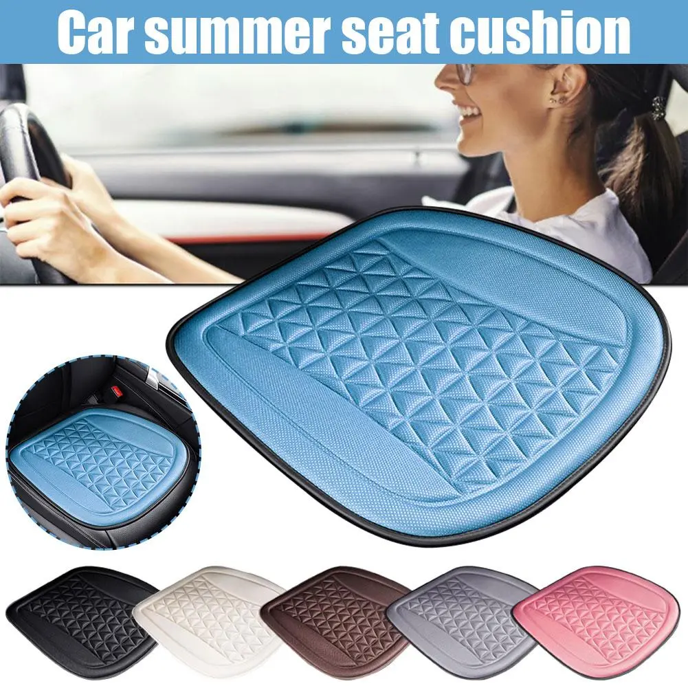 Car Seat Cushion All Year Round Universal Single Piece Cushion Cushion Summer Cool Gel Seat K5T6