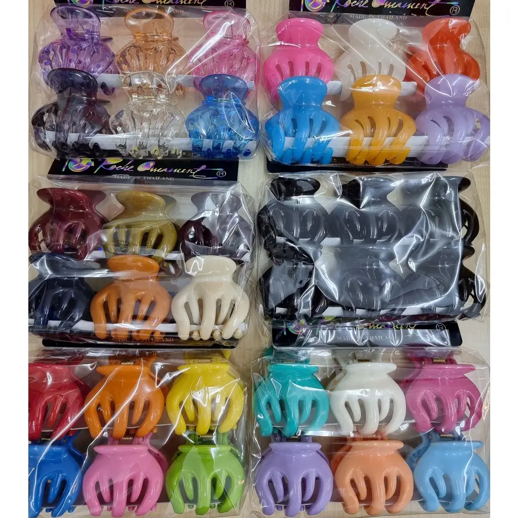 Jaw Clips Hair Clips Sepit Rambut Thailand Plastic Pins