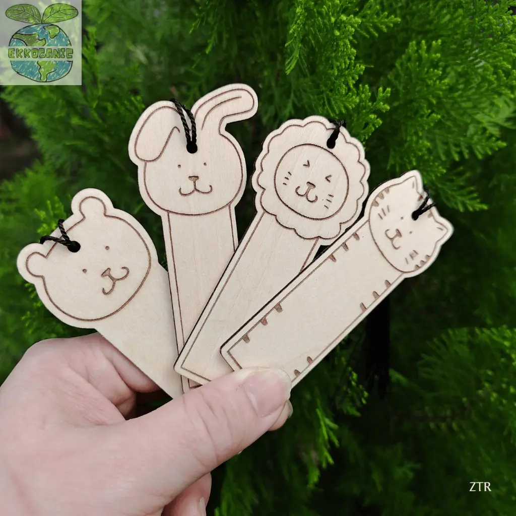 Personalized Wooden Bookmarks with Custom Engraving - TikTok Shop ...