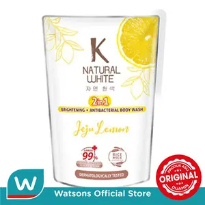 K Natural Bodywash W Jeju Lemon Pouch 400ml