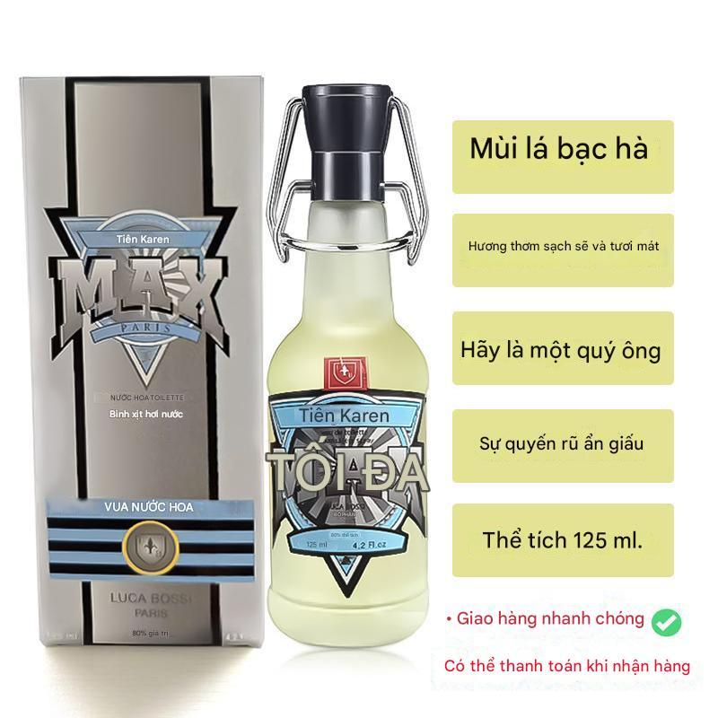 Nước hoa nam cổ điển thích hợp cho người nổi tiếng trên Internet 125ml chai nước hoa gỗ lâu trôi xịt toàn thân hương thơm nhẹ