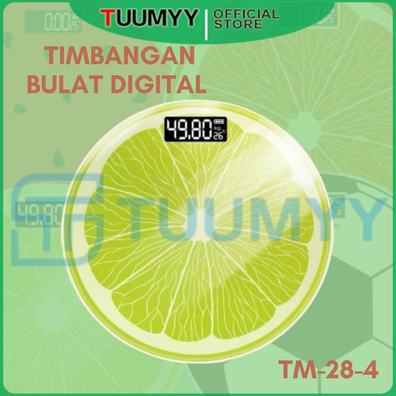 Product Introduction of [COD] TIMBANGAN DIGITAL BADAN MOTIF BUAH BULAT 28CM TM-28-88 4