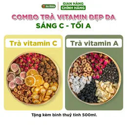 Combo trà vitamin C-A – đẹp da, thanh lọc cơ thể – 348k (-19%) 🍵✨