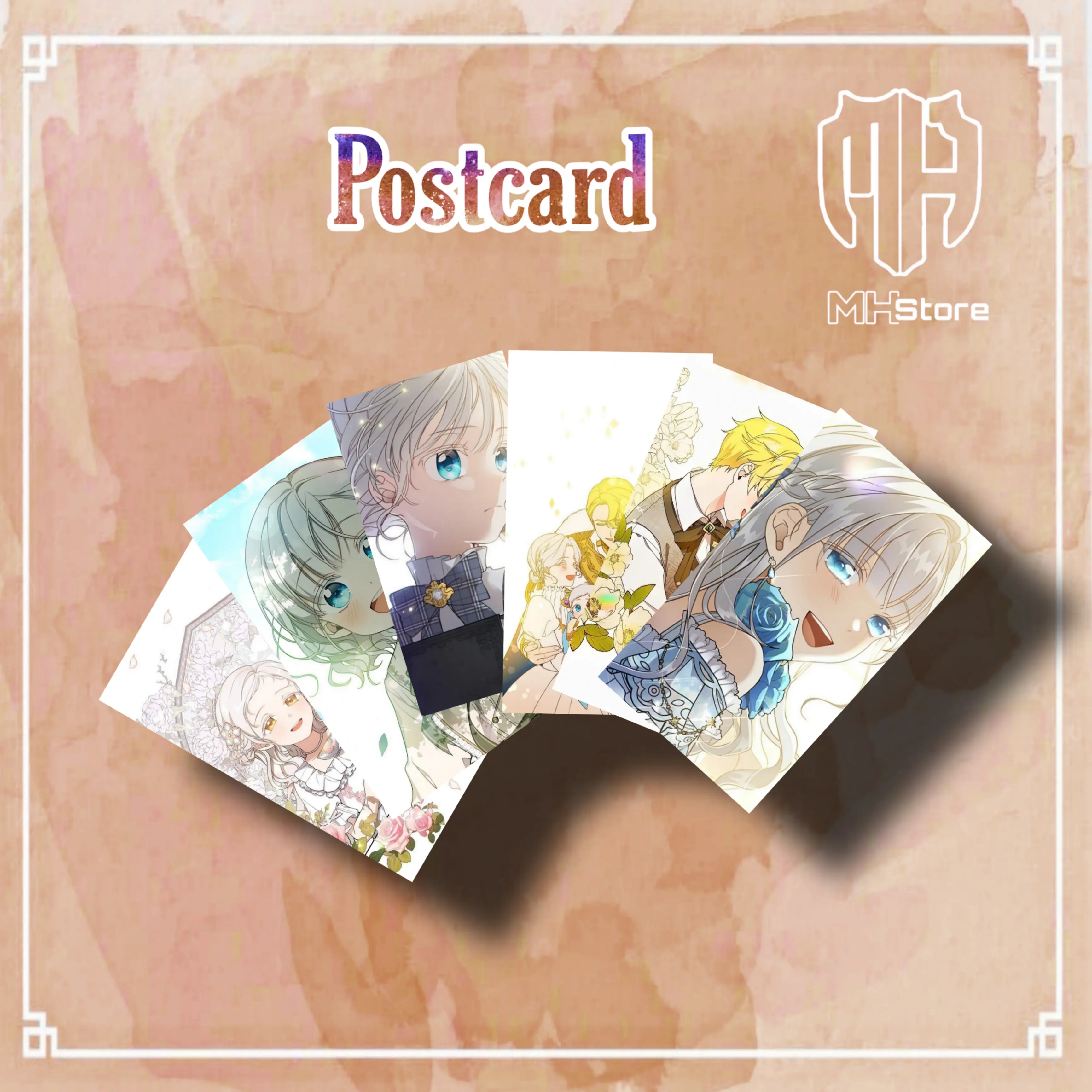 [Post card] nhân vật truyện tranh Hướng tới ánh dương lần nữa bo góc không trùng