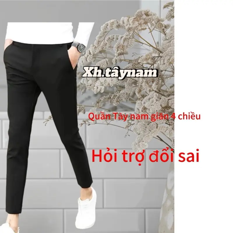 Quần dài Tây Âu nam co giãn 4 chiều quan dai quan dai quana unam