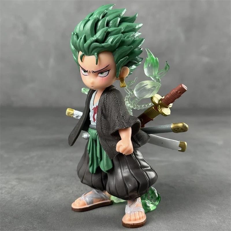 Product Introduction of One Piece Figure, Q Version Zoro Model Toy, Anime Figure Model 1
