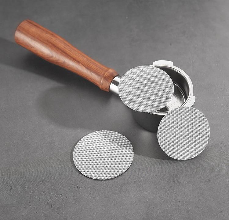 Tấm Lọc Cà Phê 2 Lớp Dày Tiện Dụng, Dụng Cụ Lưới Lọc Làm Sạch Cho Máy Pha Cafe 1.7mm 4