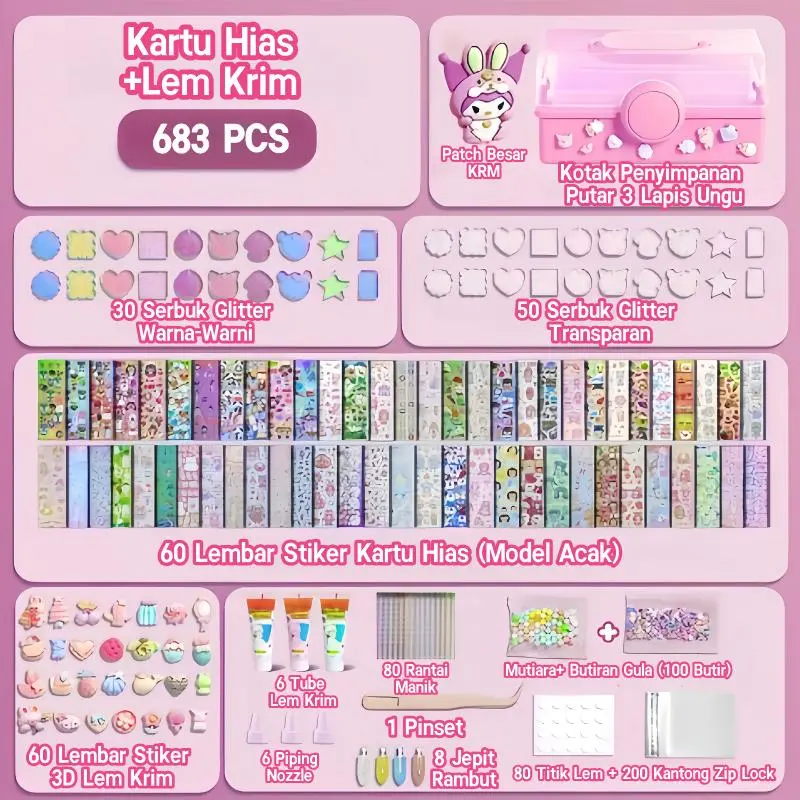 683Pcs-Pink