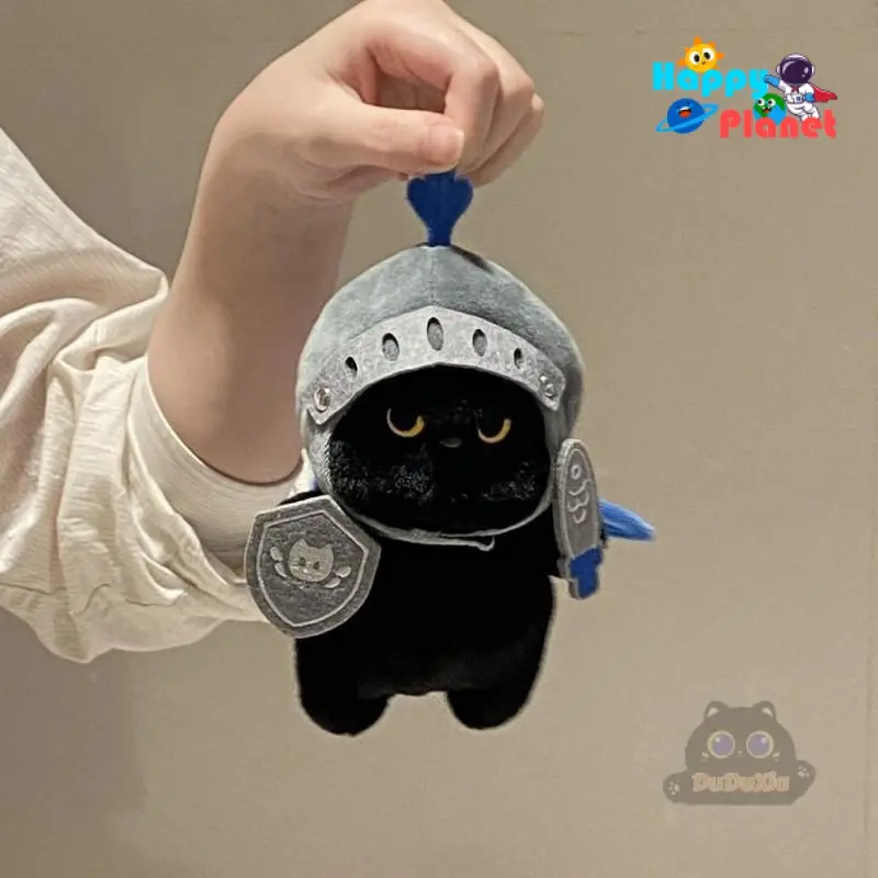 Búp Bê Mèo Hiệp Sĩ, Thiết Kế Sáng Tạo, Hóa Trang, Mèo Đen Vui Nhộn, Búp Bê Han Meow, Đồ Chơi Nhồi Bông Cho Mèo, Gối Cho Mèo, Quà Sinh Nhật