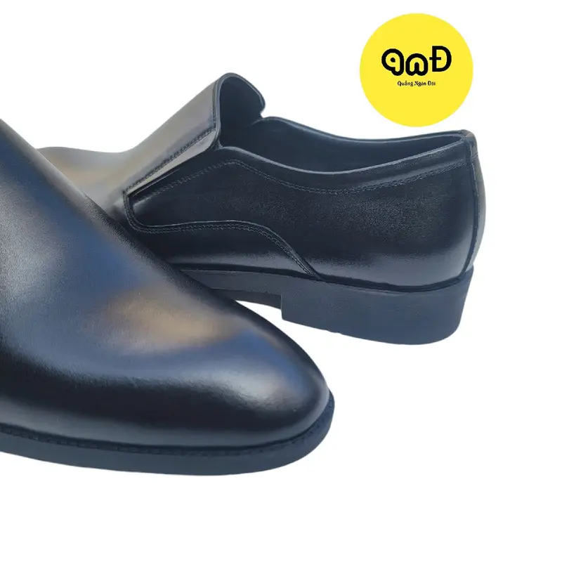 Giày Lười Nam Giày Công Sở Giày Tôn Cao Da Bò Tấm Đế Cao Su Cao 3,5cm Và 6cm Thiết Kế Đơn Giản Dễ Đi A20. 7