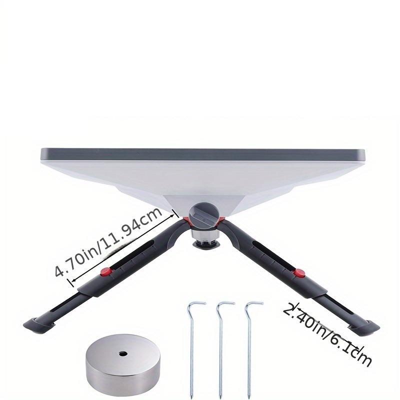 Mini Tripod Mount, Adjustable Height & Tilt Satellite Pole Mount Kit with Tripod Adapter, Compact Tripod Compatible with Starlink Mini Antenna 1