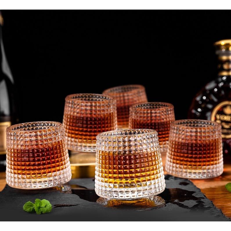 Set 6 Ly Thuỷ Tinh Cốc Thuỷ Tinh Cao Cấp Đế Lồi - Bộ 6 Ly Thủy Tinh Nhiều Hoạ Tiết Châu Âu rượu