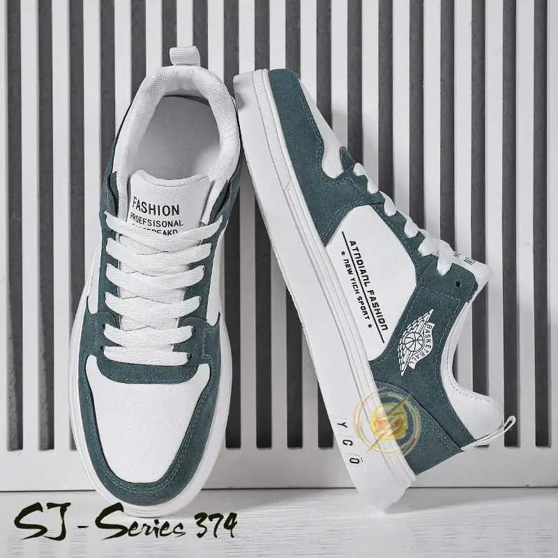 Sepatu Sneakers Pria Casual Cakep Buat Anak Kuliah dan Trendy Kualitas Premium - 374 5