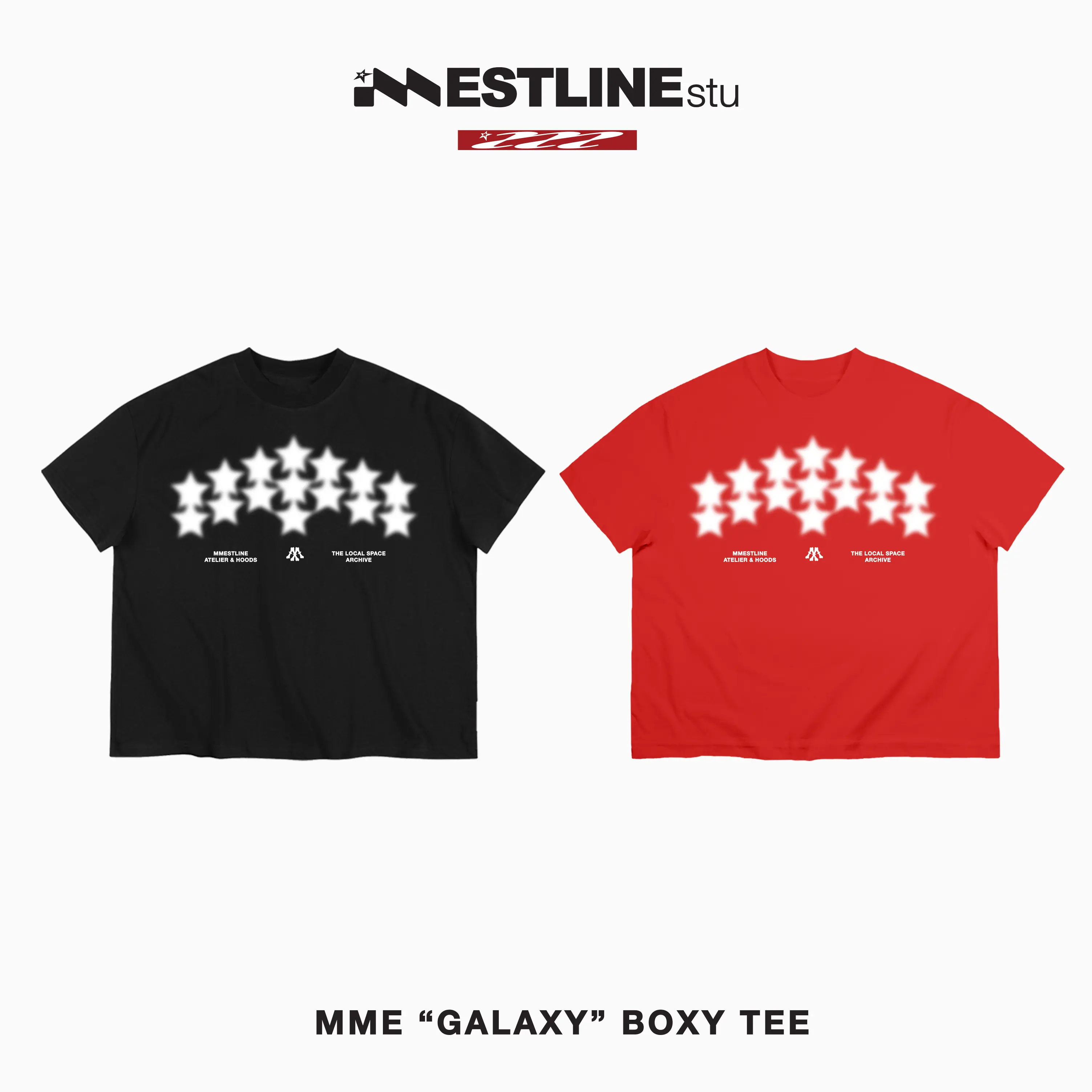 Áo thun MMESTLINE "Galaxy" form Boxy chất liệu Premium Cotton in lụa Trame
