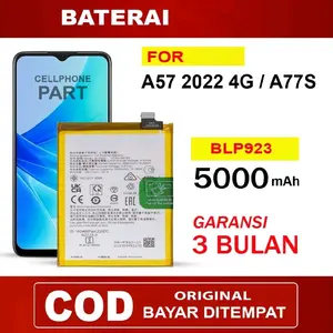 Batre battery baterai batrai Model BLP923 Untuk Oppo A57 4G 2022 / A77S Blp-923 batu Batre Bergaransi ORIGINAL