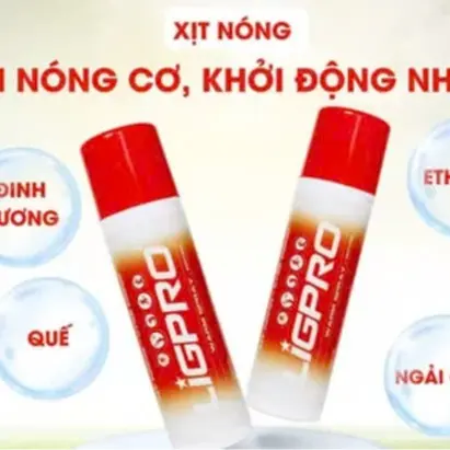 [Combo 2 chai xịt LIGPRO 200ml] Xịt lạnh giảm đau, Xịt nóng khởi động nhanh giúp xoa bóp  đau nhức xương khớp 8