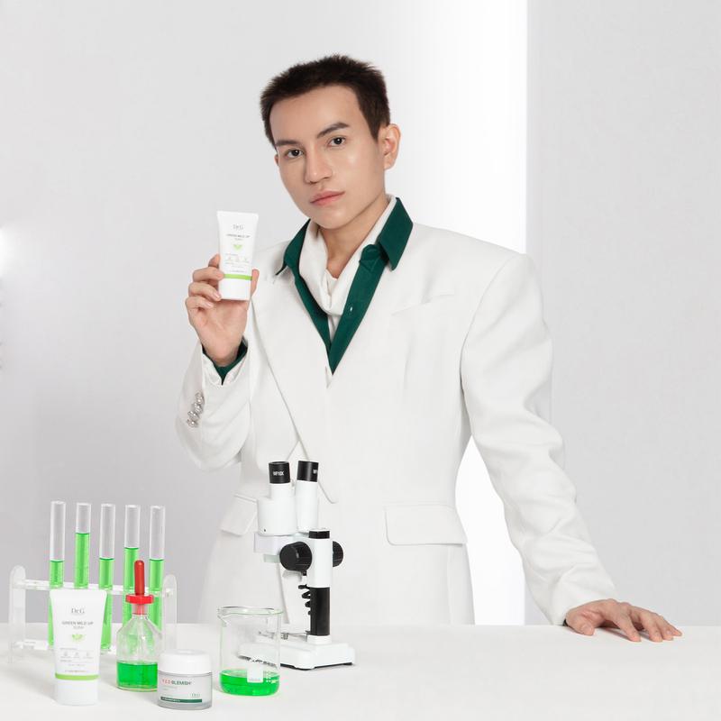 Product Introduction of (Quà tặng 1 Nước tẩy trang 30ml)Kem chống nắng thuần vật lý cho da nhạy cảm Dr.G Green Mild Up Sun+ SPF50+ PA++++ 50ml 0