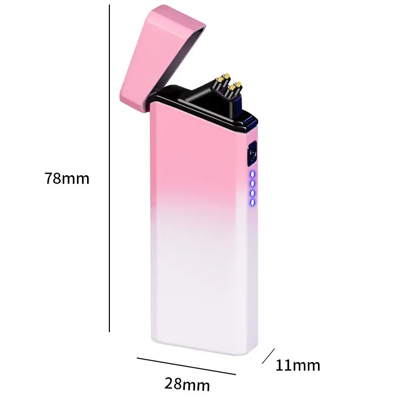 ( tặng dây sạc và hộp đựng) phụ kiện Lighter sạc điên tiện lợi chống gió nhiều màu sắc cực chất. 1