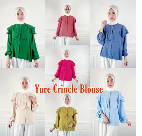 CF Yure CRINCLE Blouse / ATASAN WANITA