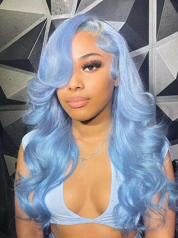 30 Inch Long Wavy Synthetic Wigs for Women, Gorgeous Fluffy Wigs without Bangs, Heat Resistant Synthetic Lace Front Wigs for Party, Daily Use 2
