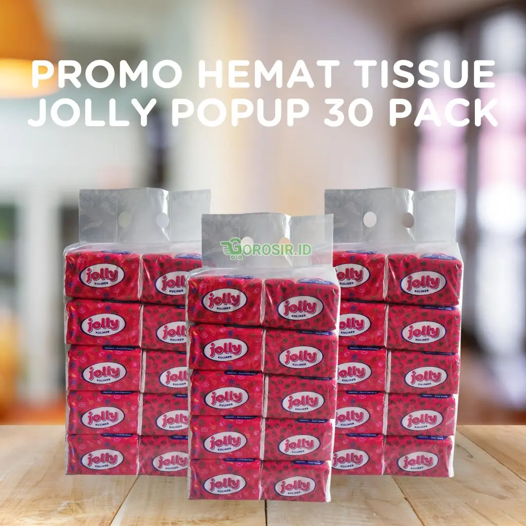 Tissue Jolly Pop Up 200 Sheets 30 Pcs / Tisu 3 Bundle - Shop | Tokopedia