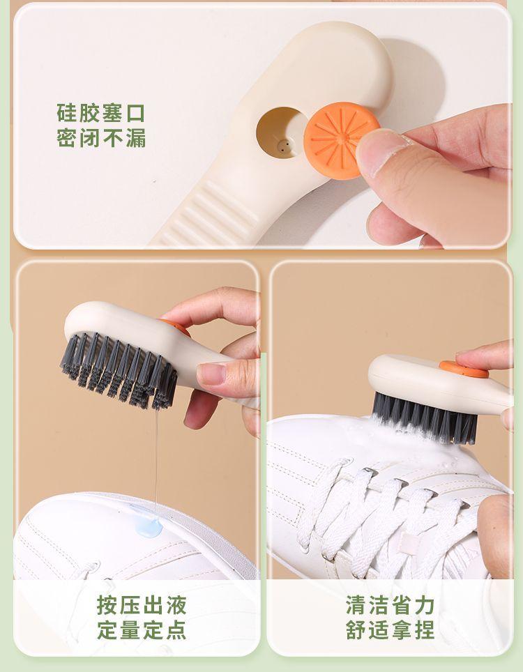 Product Introduction of Bàn Chải Đánh Giày, Với Chất Lỏng, Bàn Chải Rửa Giày, Bàn Chải Gia Dụng, Đa Năng, Không Làm Tổn Thương Giày, Bàn Chải Mềm, Thích Hợp Cho Giày Trượt Ván Và Làm Sạch, Với Bột Đánh Răng 7