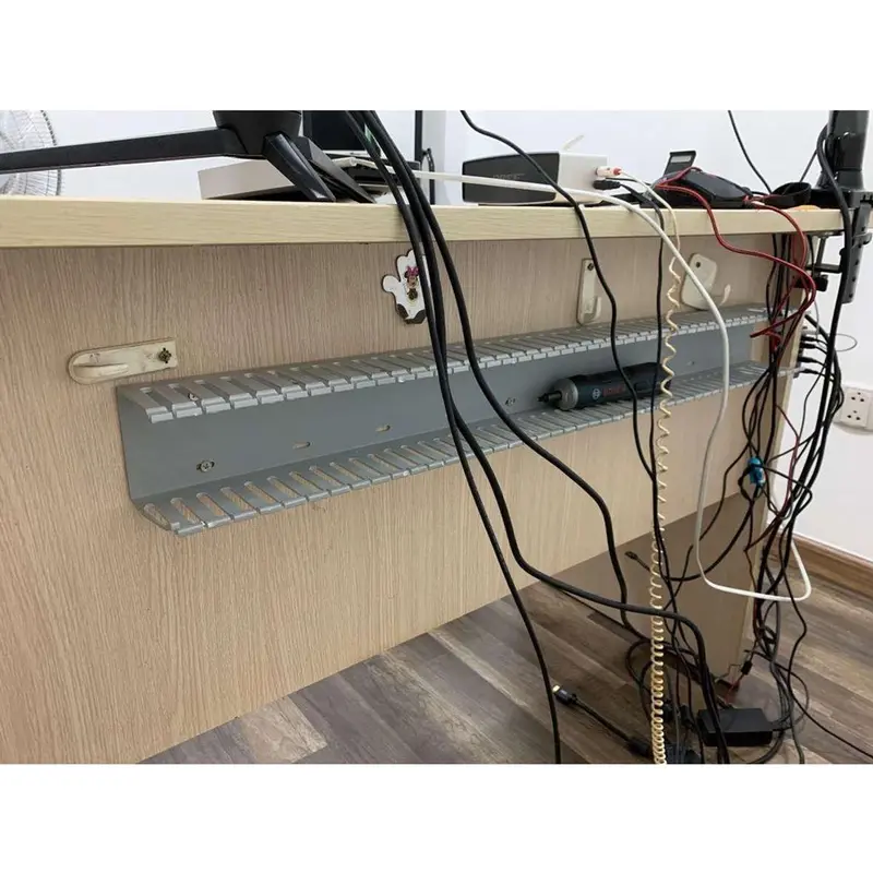 Máng Đi Dây Hãng SINO Nhựa Cao Cấp, Máng Răng Lược Lắp Tủ Điện Đủ kícḣ Thước 25x25 Đến 65x65 Dài 85cm 4