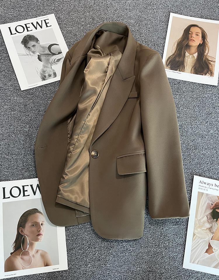 Product Introduction of Áo khoác blazer áo khoác vest nữ 2 lớp có đệm cầu vai rất đẹp khuy nút cao cấp Voi Women Top 9