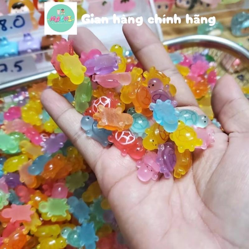(Set 5 túi mù mini mix sẵn) Charm mini size từ 1-2 cm Đồ Chơi Cho Bé 6
