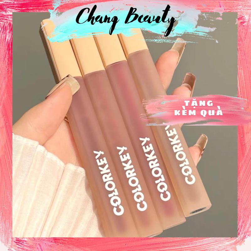 [SẴN] Son kem lì Colorkey Soft Matte Water Tint dạng lỏng không dính lâu thôi không thấm nước 1,8g