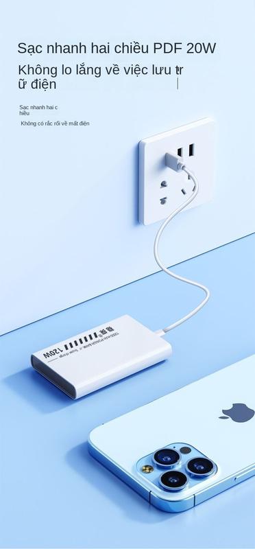 Product Introduction of Sạc Siêu Nhanh, Sản Phẩm Mới, 120W, 10000 MA, Siêu Mỏng Và Nhỏ Gọn, Thích Hợp Cho Huawei, Xiaomi Và Các Thiết Bị Apple, Power Bank 10